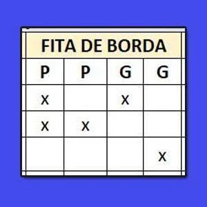 Planilha de plano de corte para marceneiro