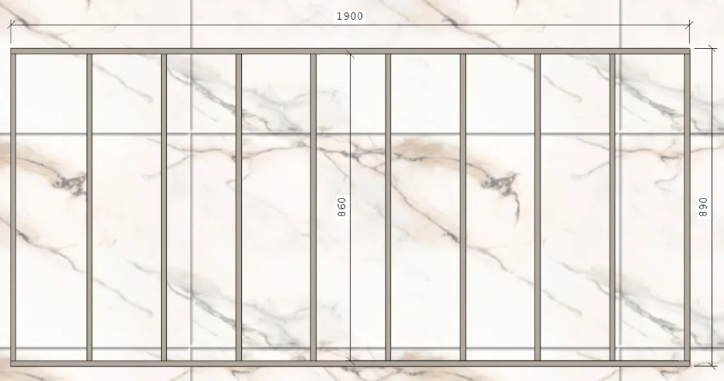 projeto de cama detalhes do estrado