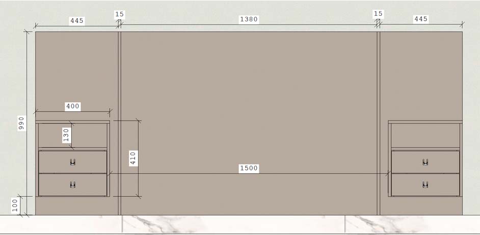 Medidas da cabeceira de cama, projeto pronto para comprar o MDF cortado.