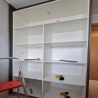 Projetos de guarda roupas com plano de corte